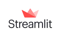 Streamlit logo and promotional image